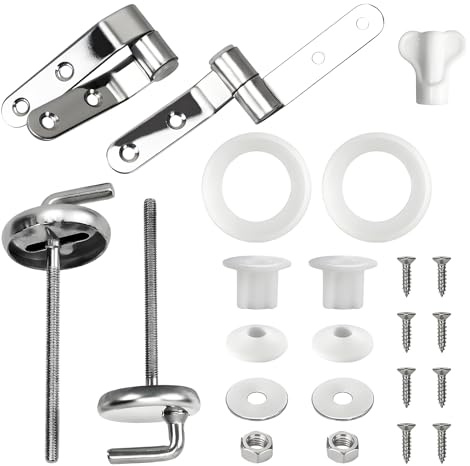 2 Stück Wc Sitz Befestigung,Toilettensitz Scharnier Edelstahl,Toilettendeckel Befestigung,Toilettendeckel Halterung,Für Toilettendeckel Universal Toilettenscharniere Toilettensitzbolzen