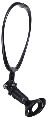 HOODANCOS Soporte De Micrófono De Cuello Ajustable Soporte De Micrófono Tipo Colgante Manos Libres Para Cantar Tocar Guitarra Y Streaming Al Aire Libre Ligero Y Ergonómico