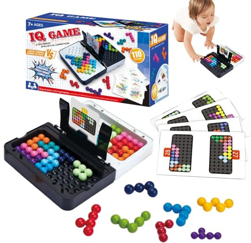 Tyinerc Denkspiel | 110 logische Herausforderungen in einem tragbaren Spielzeug – 3D-Puzzle, ab 8 Jahren, für Jugendliche und Erwachsene, Fähigkeiten zur Problemlösung, Spiel zu Hause
