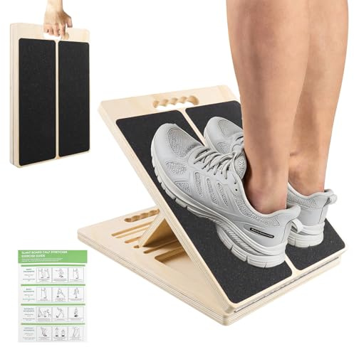 Slant Board, Stretch Board, Stretch And Mobility Board, Calf Stretch Board, Slant Board Calf Stretcher, Mobility Board, Wooden Balance Board