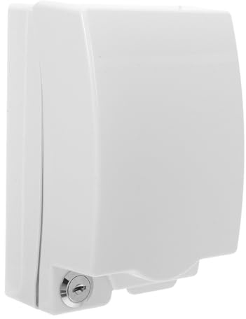 HONITANO Cache-prise électrique : Cache-prise étanche pour salle de bain - Protection murale pour douche - Boîtier de de sécurité pour bébé - Modèle 86