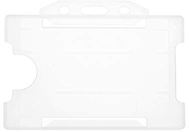 ALG ID Cards® Ausweishalter für Ausweise, einseitig, transparent, 86 mm x 54 mm, CR80