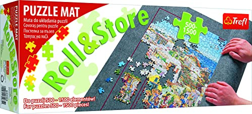 Trefl - Tappetino per puzzle, 500-1500 elementi - Per trasportare e conservare i pezzi del puzzle, tappetino con un forte e resistente velcro