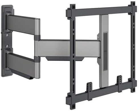 Vogel's Elite TVM 5445 Schwenkbare, ultradünne TV-Wandhalterung für 32-65 Zoll Fernseher, Max. 35 kg, Schwenkbar bis zu 180°, Full-Motion TV Halterung max. VESA 400x400, Universelle Kompatibilität
