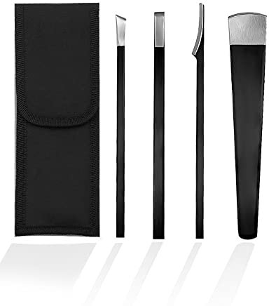 Kit de Herramientas de Cuchillo de Pedicura, Cuchillas Para Callos, Raspador de Pedicura de Eliminación de Piel muerta de Acero Inoxidable, Herramientas de Pedicura Exfoliante para Uñas de Talón