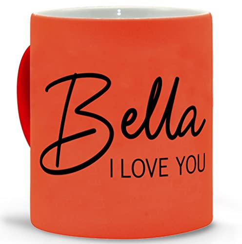 LolaPix Tasse de couple. Mug personnalisé. Tasses avec nom Tasse petit-déjeuner. Tasse en céramique 330 ml. Tasse à fluor. Cadeaux originaux. Lignes de texte