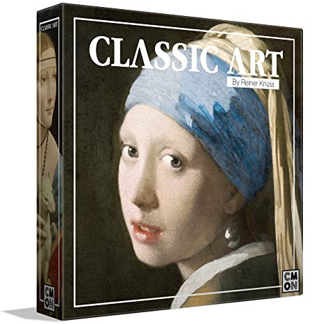 CMON Classic Art Board Game | Art Collection Strategy Game | A Competitive Game of Prediction | Great for Game Night with Adults | Ages 14+ | 2-5 Players | Average Playtime 30 Minutes | Made by CMON
