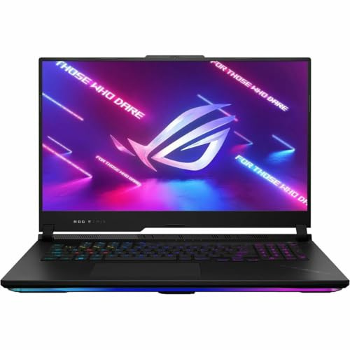 ASUS ROG Strix Scar 17 X3D (2023) Gaming Laptop, 17.3” QHD 240Hz/3ms, 100% DCI-P3 Display, GeForce RTX 4090, AMD Ryzen 9 7945HX3D, 32GB DDR5, 2TB PCIe SSD, Wi-Fi 6E, Windows 11 Pro, G733PYV-XH97