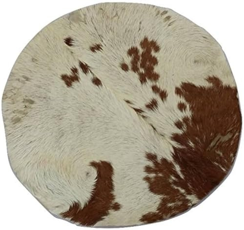 Tartancity Djembe Trommel mit Ziegenfell mit Haaren, 22 / 55,88cm, Braun