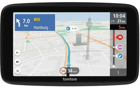 TomTom Camper Navi GO Camper Tour 2. Generation (6 Zoll großes Display mit Wohnmobil- und Wohnwagen-POIs, Updates über Wi-Fi, TomTom Traffic, Europakarten, dynamischer Fahrspurassistent)