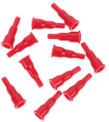 UKCOCO 12stücke Gasflaschen-adapter Aus Robustem Kunststoff Rot Kompakt Und Tragbar Anschlussstücke Für Propan-gaskartuschen Vielseitig Und Langlebig Für Outdoor-camping Und Präzises