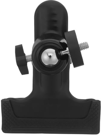 Homoyoyo Pinza Metálica de Sujeción para Cámara con Cabezal Giratorio Abrazadera Resistente para Trípode Soporte de Escritorio con Tornillo para Fotografía y Montaje de Fondos