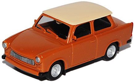 Trabant 601 Limousine Braun Beige H0 1/87 Herpa Modell Auto mit individiuellem Wunschkennzeichen