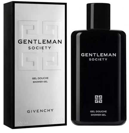Givenchy Gentleman Society - Gel de ducha perfumado para hombre, 200 ml, limpiador corporal aromático, fragancia elegante y masculina para uso diario
