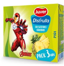Jus d'Ananas, 200ml (10 briques)