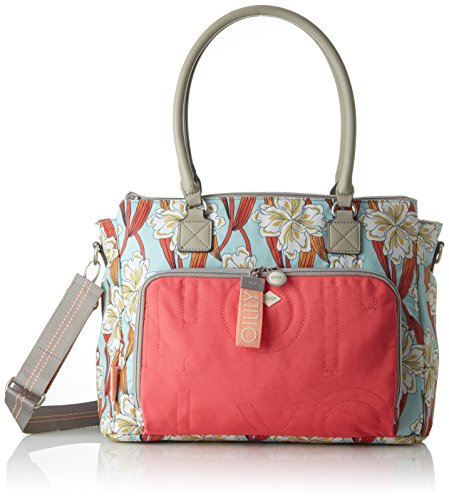 Oilily Damen Charm Ornament Diaperbag Mhz Umhängetasche Türkis (Light Turquoise)