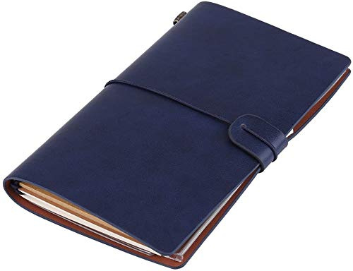 Carnet de voyage 5 couleurs Journal de voyage cuir PU rechargeable bloc-notes vintage A5 pour écrire dessiner coller photos cadeau