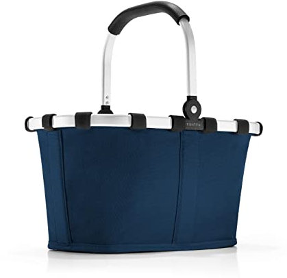 reisenthel carrybag XS Dark Blue– Kleiner Stabiler Korb im XS Format Kleiner Variante der Einkaufsikone praktische Innentasche – Elegantes, wasserabweisendes Design