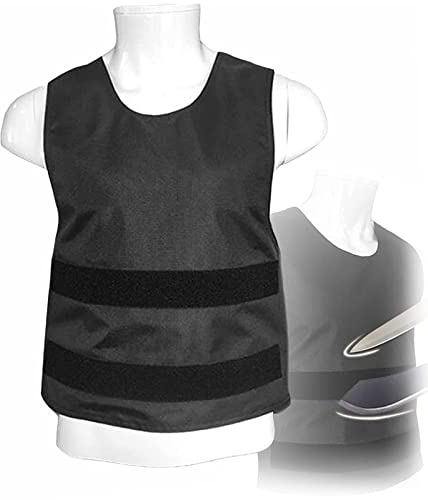 ZRHXG Gilet d'arrêt léger, Gilet de Protection de la sécurité, vêtements de Travail Invisibles, Protection Thoracique corporelle, Gilet de Garde Tactique, défense corporelle (Size : L)