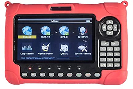 Buscador de señal de satélite Digital, Medidor de satélite Ws-6980 HD DVB-S2 DVB-S2 +DVB-C+DVB-T2 MPEG4 HD Detección de Potencia óptica Receptor de señal