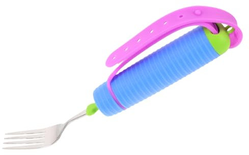 HAPINARY Tenedor Resistente Vibraciones Utensilios Para Personas Discapacidad Mango Para Ancianos