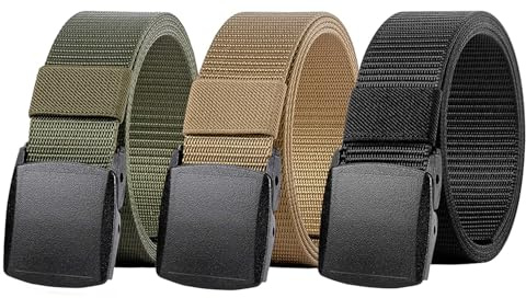 Ketoviss Arbeitsgürtel Herren,Unisex Gürtel Nylon Canvas Gürtel für Herren und Damen Einstellbar