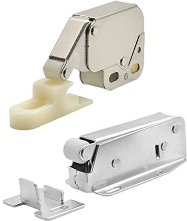 HOMSFOU 1 Set Elefanten-Haken für Türen, Schrankscharniere, Halter, druckfest, Schrankschlösser, Schubladenriegel, Schlüssel, Schrankverschlüsse, Türhaken, Türknauf, Stange, gerollter Stahl, 4 Stück