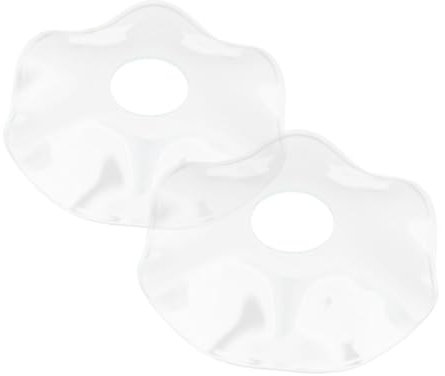 HEATSHAKING 2pcs Glass Drip Protectors Taper Candle Holder Plate Wedding Plate Dinner Decorative Wax Catcher Stable Support