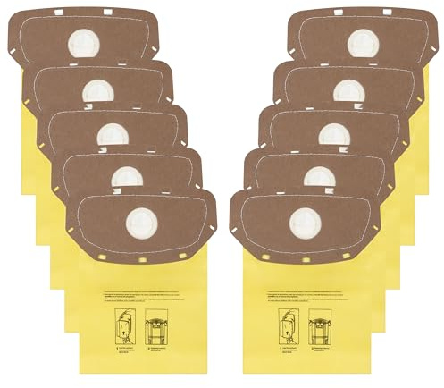 Zfegto AH10232 for Hoover Vacuum Bag, Replacement for Hoover Sealed Collar Allergen Bag CH34006