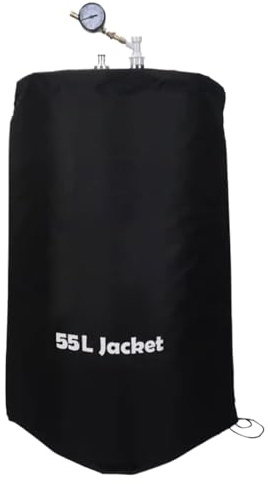 Aislamiento de barril de cerveza, aislamiento de enfriador de barril de cerveza, funda de 5 l, cubierta de protección de torre de cerveza, cubierta impermeable de tela Oxford con cremallera, enfriador