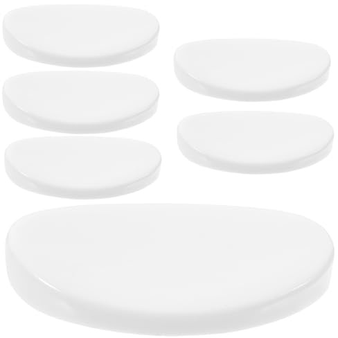 BESPORTBLE 6 Pezzi Poggia Posate in Ceramica Elegante per Tavolo Porta Bacchette e Supporto Cucchiaio Forchetta Accessori Cucina per Casa e Ristorante Design Liscio e Funzionale