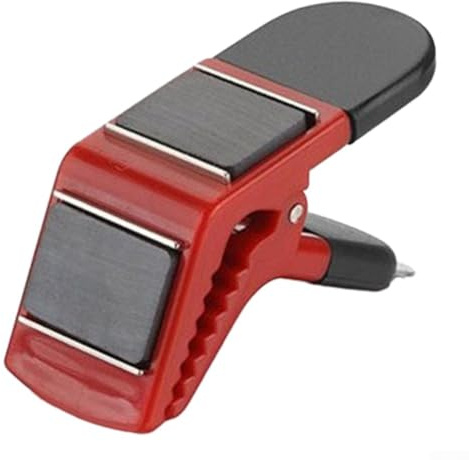 Holder Clips for Paint Brushes, for Tin Openers and DIY Tools, Sturdy Plastic Clamp for Carpenters and Painters, 3.2cm Wide(Red)