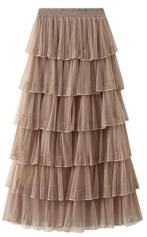Falda de longitud media para mujer, fiesta de baile, línea A, falda de verano para mujer, falda corta de verano, falda de lino ligera y ventilada, falda vaquera corta de verano, falda vaquera larga
