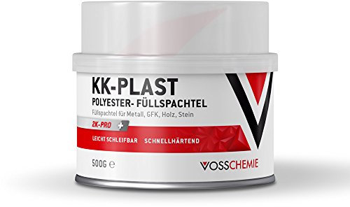 Vosschemie 154.376 KK-Plast Füllspachtel, Gray, 0,5KG