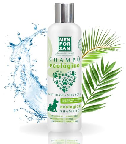 MENFORSAN Ökologisches Shampoo für Hunde und Welpen 300 ml, 100% biologisch abbaubare Inhaltsstoffe