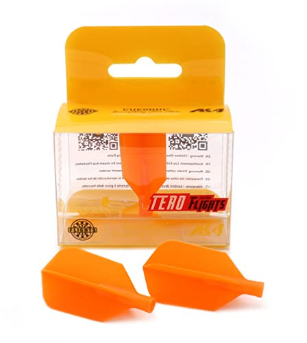 CUESOUL Orange TERO Dart Flight AK4-Slim Shape