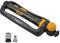 Melnor 65133AMZ Turbo oszillierend mit Timer-Sprinkler-Bundle, schwarz, gelb