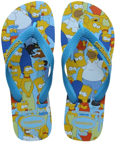 Havaianas Simpsons, Infradito Unisex - Adulto, Turquoise, 37/38 EU