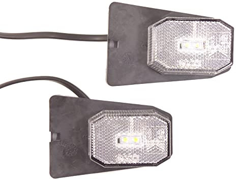 Generisch 2x Aspöck Flexipoint Positionsleuchte LED mit Halter - Markierungsleuchte - Begrenzungsleuchte - Umrissleuchte