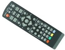 Generic Remote Control for Xoro HRS 8520 & Xoro HRT 7500Smart HD SD DVB-S2 DVB-T DVB-T2 Digital SAT Receiver, black