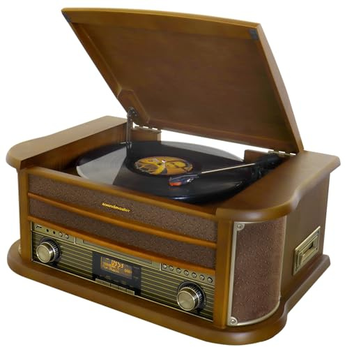 soundmaster Nostalgie Stereoanlage NR565DAB