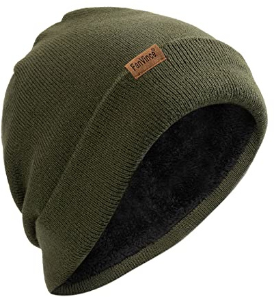 FanVince Mütze Männer Frauen Winter Thermomützen Strickmütze mit Bündchen Warme Damen Herren Geschenke