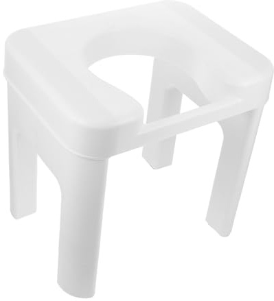 Sgabello per Wc Bianco 34cm in Pp, Seduta Stabile per Adulti | Sgabello per Water, Sgabello Wc Adulti, Gradino del Water, Uso in Reparto e Camera