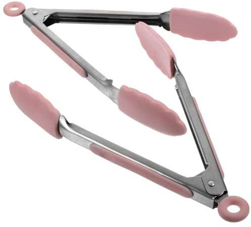 DECHOUS 2stücke Edelstahl Hitzebeständige Lebensmittel Klemmen Für Brot Grill Und Desserts Ergonomisches Design Praktische Aufbewahrung Lebensmittelechtes Für Zuhause Und Gastronomie