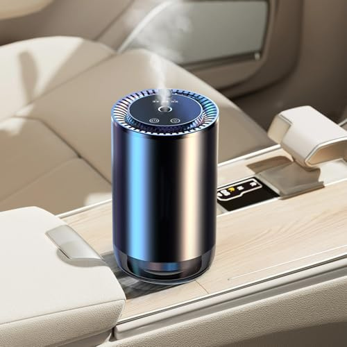 TECKZOON 2025 Diffusore Auto di Aromi con Proiettore di Stelle, Diffusore Ultrasonico per Profumi, 3 Modalità Intelligenti con Interruttore Smart, Regalo Uomo (Profumi Non Inclusi)