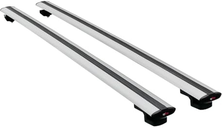 acpar Compatibile con Fiat Grande Panda 2025-2025 Basic Model Barre Tetto Portapacchi Auto Barre Portatutto Grigo Alluminio 2 Barre