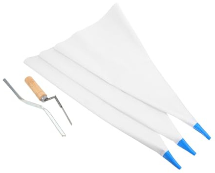 jojofuny Bolsas Para Juntas De Mortero Bolsa Reforzada Con Boquilla Metálica Para Sellado De Cemento Herramienta Para Albañilería y Colocación De Azulejos