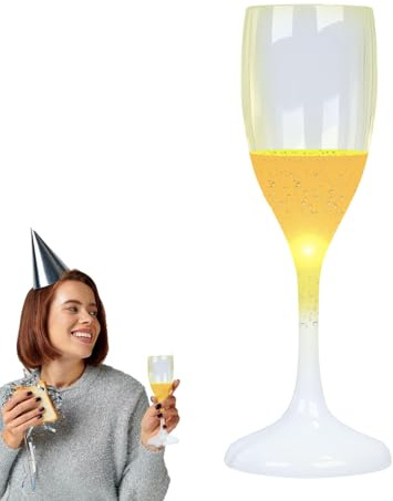 Vibhgtf Tasses lumineuses, tasses lumineuses | Coupe de champagne de 120 ml pour le vin,Verres à boire, tasses qui brillent dans le noir, flûtes à champagne pour mariage, fête de Noël