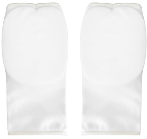 yeeplant 7.9 X 3.94 in Martial Arts Hand Pad, Karate MMA Hand Protective Gear, Breathable Youth Hand Pad, White