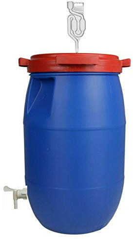 30L Gärfass Maischefass Weinfass kompletter Gärbehälter Gärbottich Getränkefass